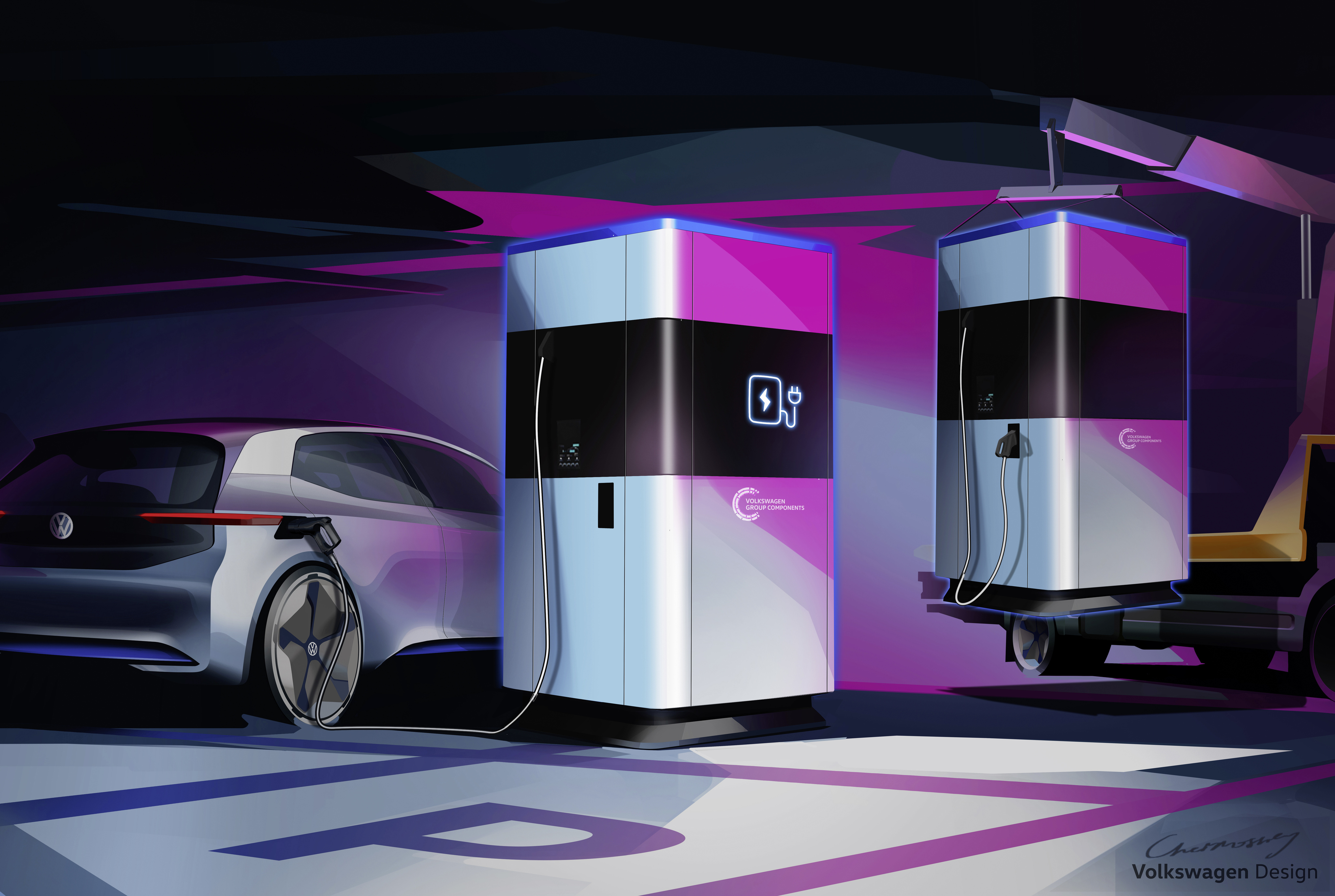 Volkswagen power bank mobile per auto elettriche