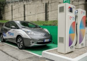 Nissan Leaf 2017 Vehicle to grid Genova IIT