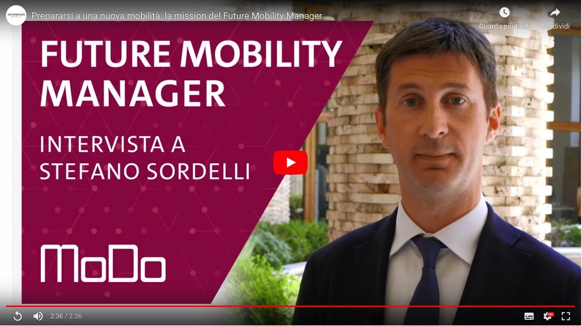 Manager Mobilità del Futuro Sordelli Volkswagen Italia