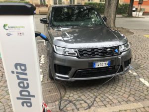 Ricarica Range Rover Bressanone