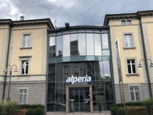 Sede Alperia a Bolzano entrata principale