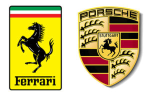 Ferrari e Porsche Logo