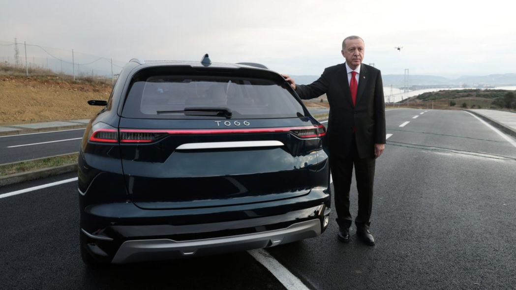 TOGG, la Turchia di Erdogan presenta la sua auto elettrica
