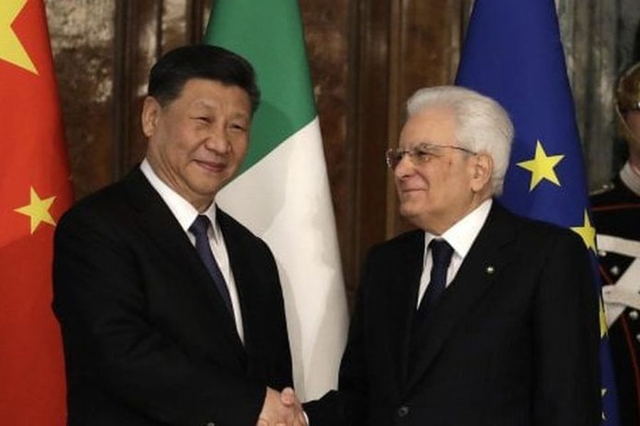 Asse Italia-Cina presidenti Mattarella e Xi Jinping