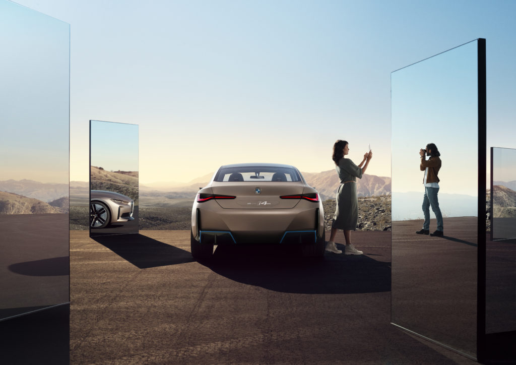 Bmw i4 posteriore