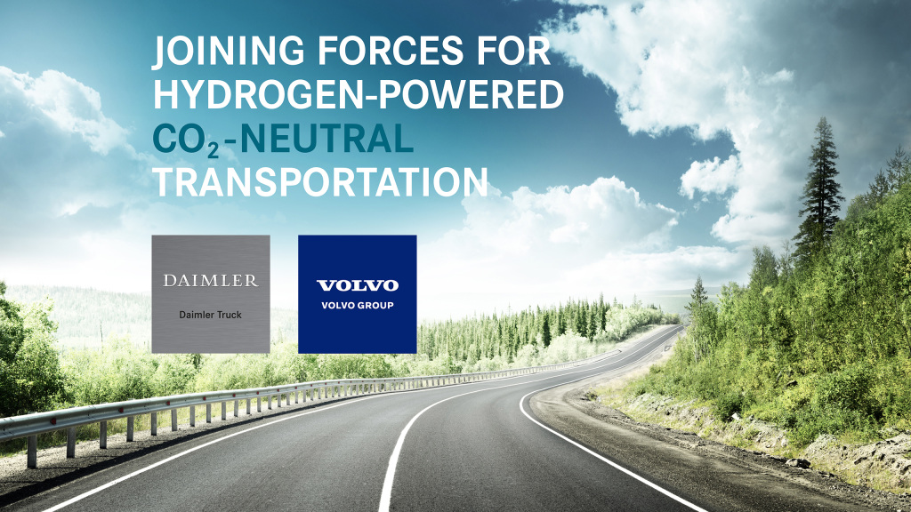 Daimler con Volvo per i camion a idrogeno, ma abbandona le auto fuel cell