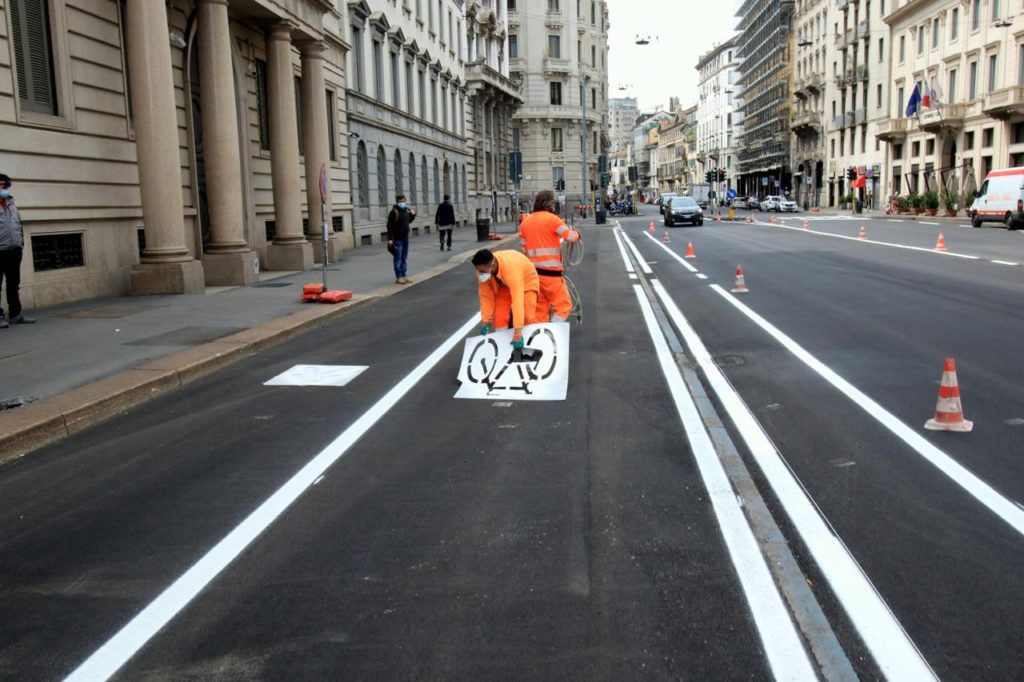 Mobilità pista ciclabile