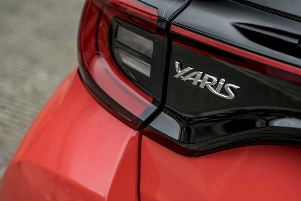 Toyota WeHybrid logo yaris