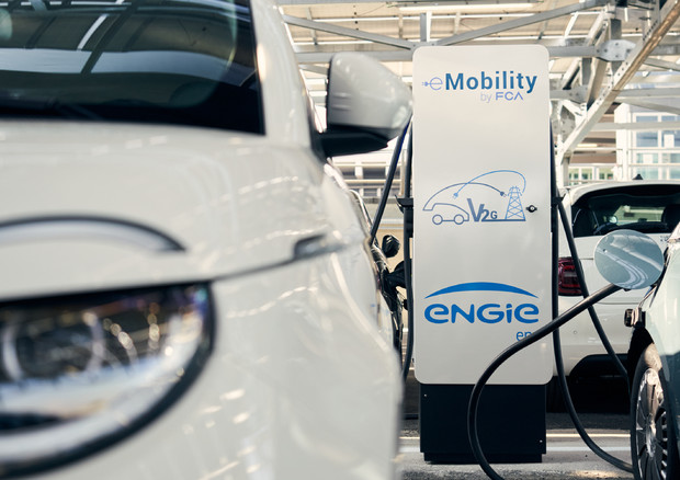 Vehicle-to-grid FCA Engie Fiat 500