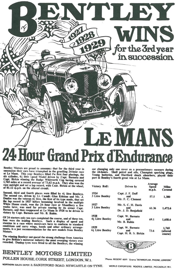 Bentley Le Mans 1929