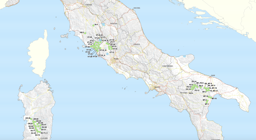 Deposito rifiuti nucleari mappa centro Italia