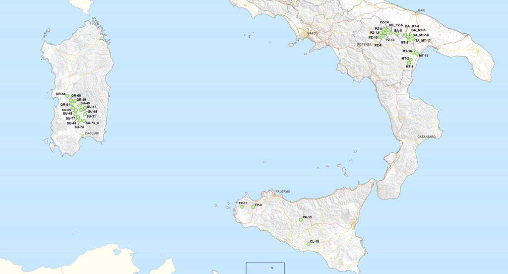 Deposito rifiuti nucleari mappa sud Italia