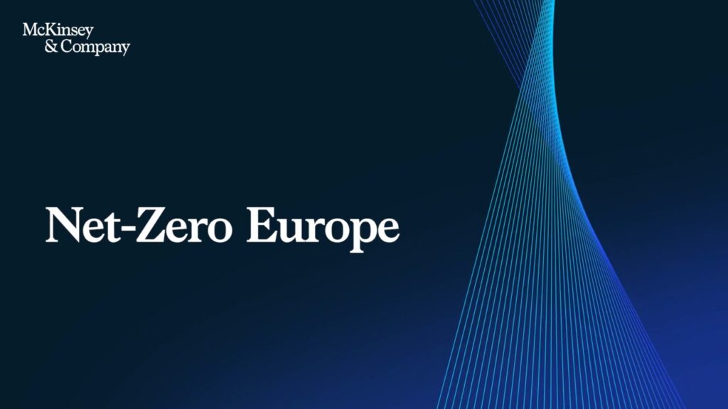Copertina McKinsey Net zero Europe