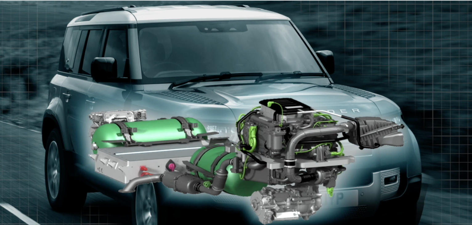 Land Rover Defender a idrogeno con fuel cell, zero emissioni no limits