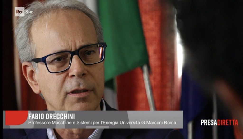 Fabio Orecchini intervista Raitre Presadiretta 2021