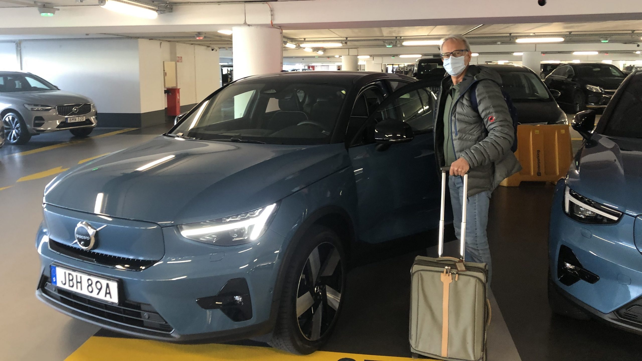 Fabio Orecchini aeroporto Zaventem Volvo C40 recharge