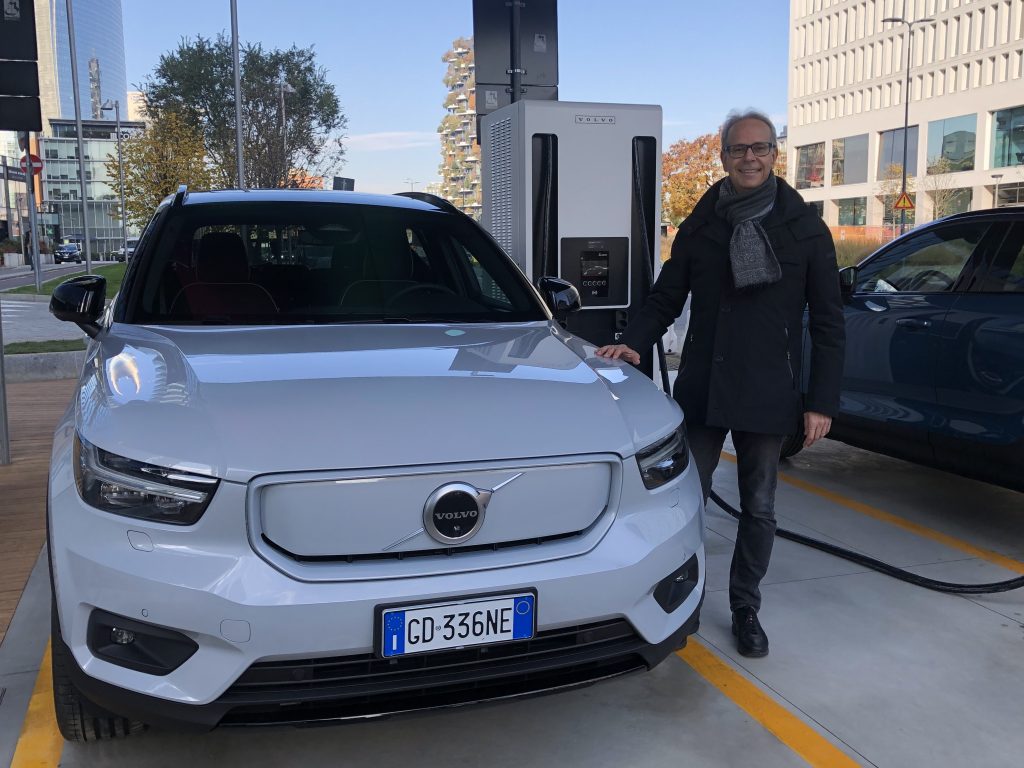 Fabio Orecchini Volvo Recharge Porta Nuova Milano