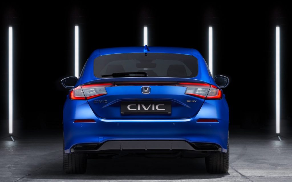 Honda Civic 2022 posteriore