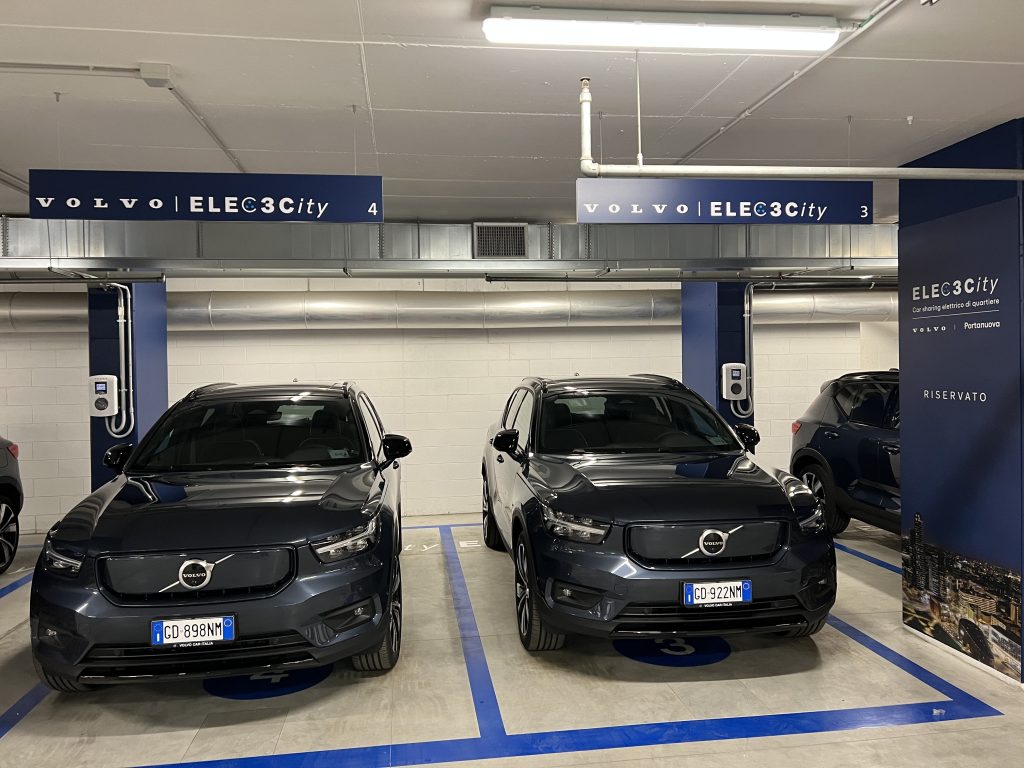 Car sharing Volvo garage