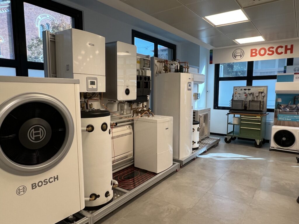Bosch termotecnica showroom Milano