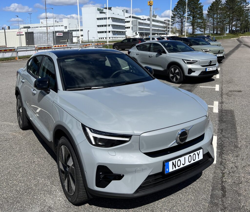 Volvo C40 elettrica nuovo motore Svezia