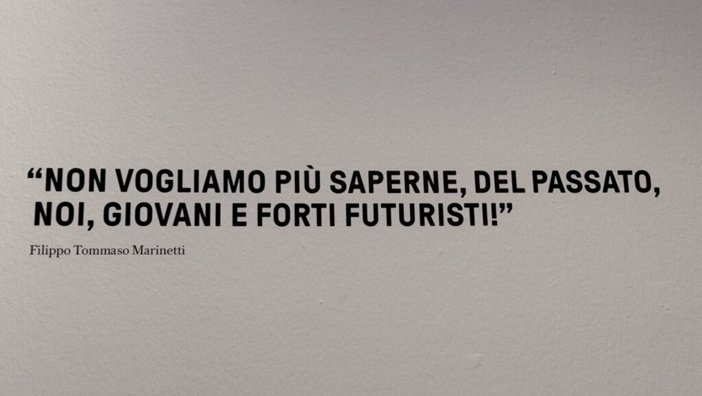 Marinetti citazione noi futuristi