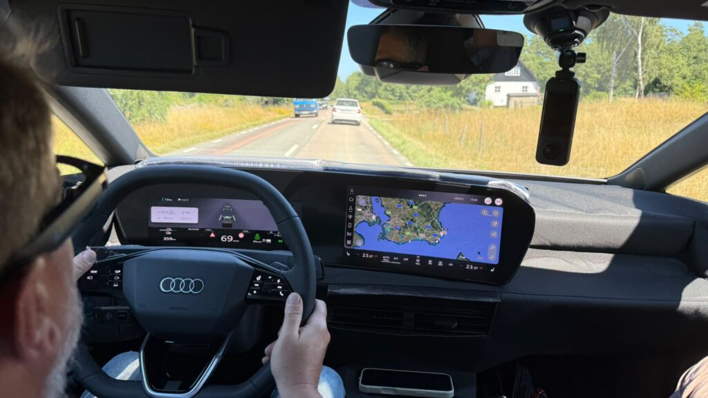Audi A2 test su strada