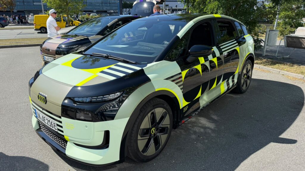 Audi A2 prototipo tre quarti avanti